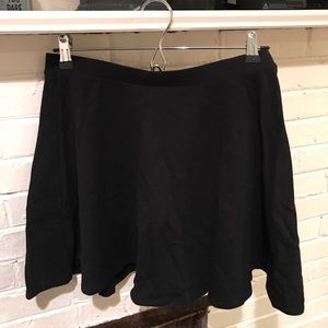 Black skater skirt
